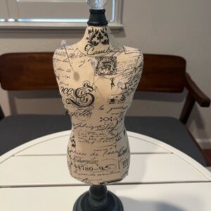 Decorative Cream Mannequin Jewelry Stand